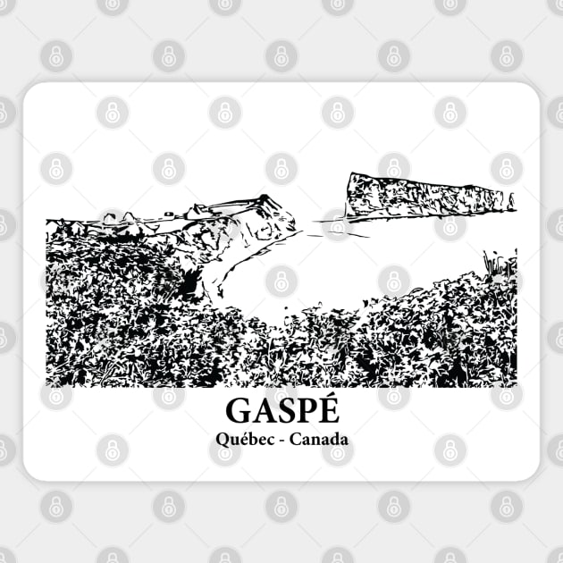 Gaspé - Québec Magnet by Lakeric